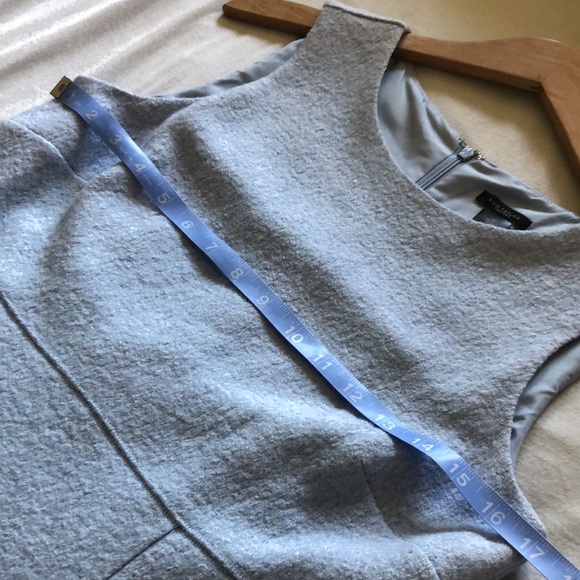Felted wool Ann Taylor Factory sleeveless dress - Picture 7 of 9